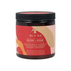 As I Am Restore & Repair Jamaican Black Castor Oil Moisturizing Masque 8oz