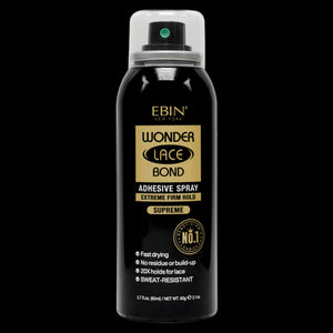 Ebin Wonder Lace Bond Adhesive Spray - Extreme Firm Hold - Supreme