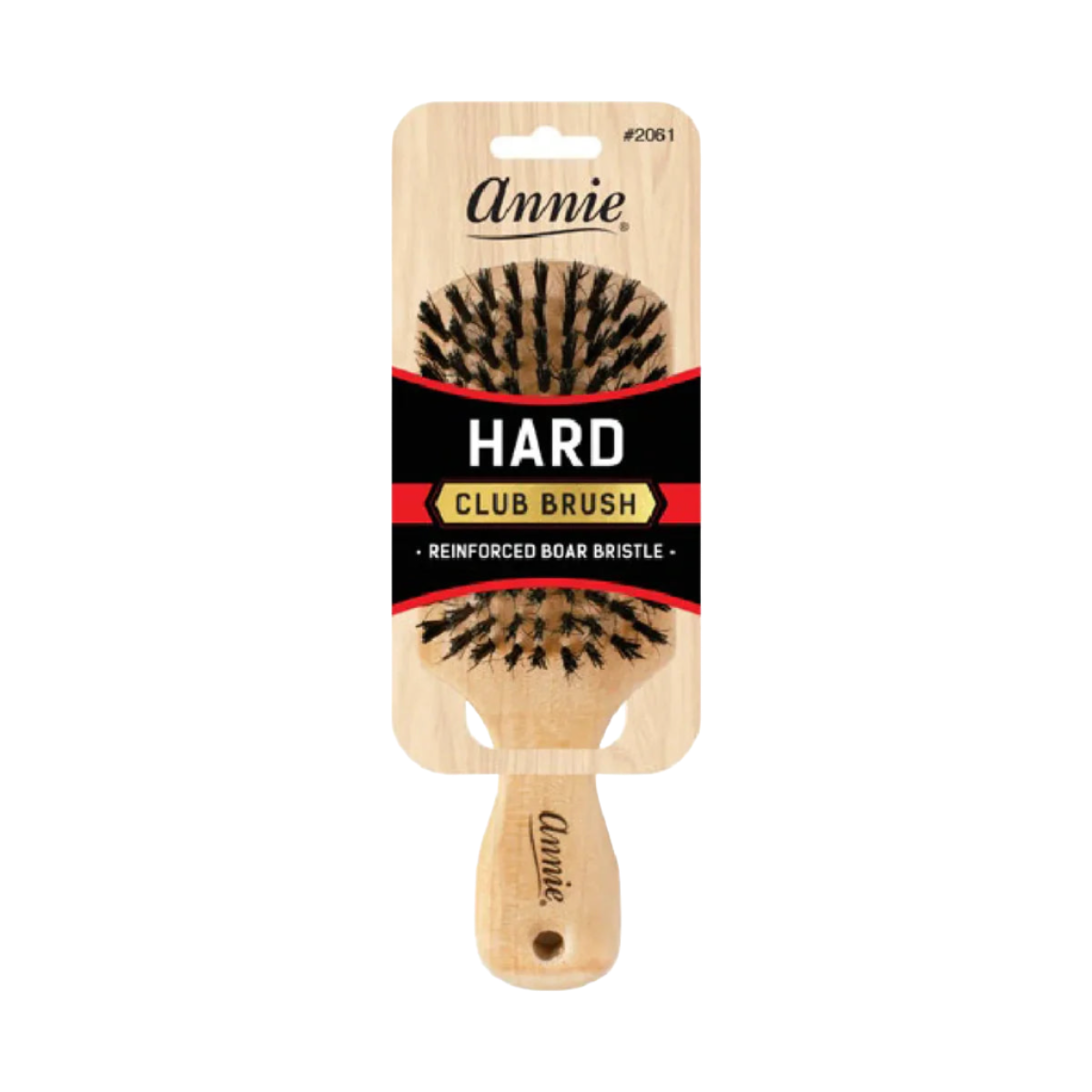 Annie Hard Club Brush Light Brown