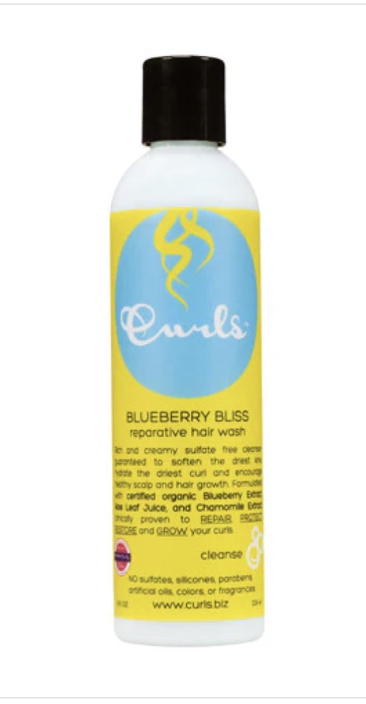 Curls Blueberry Bliss reparative hair wash