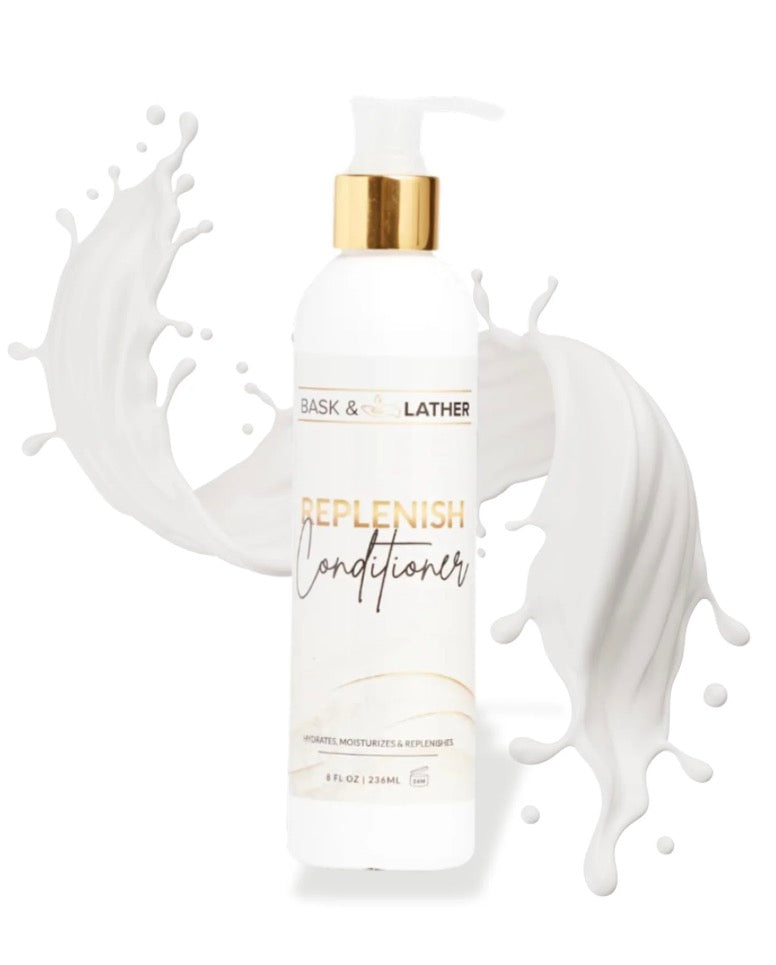Bask & Lather Replenish Conditioner 8oz