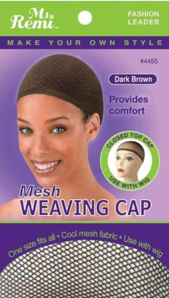 Ms. Remi Mesh Weaving Cap Brown