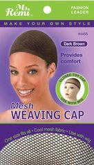 Ms. Remi Mesh Weaving Cap Brown