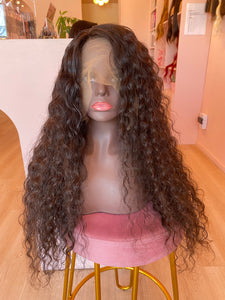 Transparent 13x4 Lace Wig Natural Black 22''