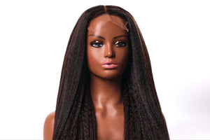 Kinky Straight 5x5 HD Closure Wig