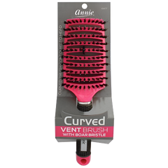 Annie Curved Vent Brush w/ 100% Boar