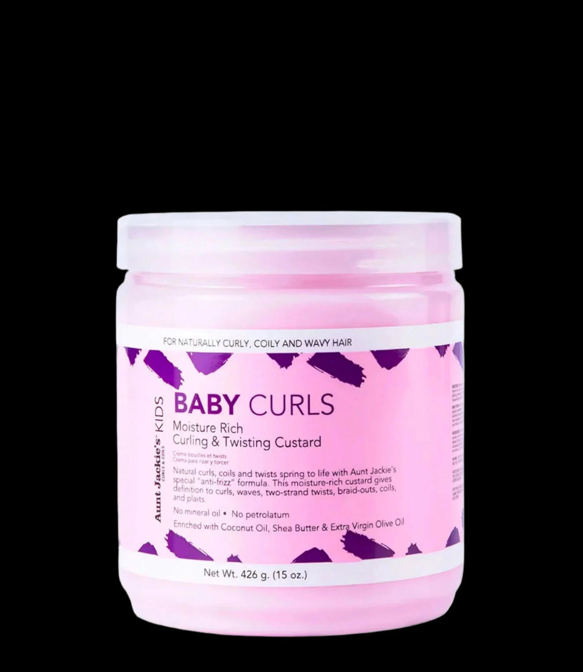 Aunt Jackie’s Baby Curls Curling and Twisting Custard 15oz