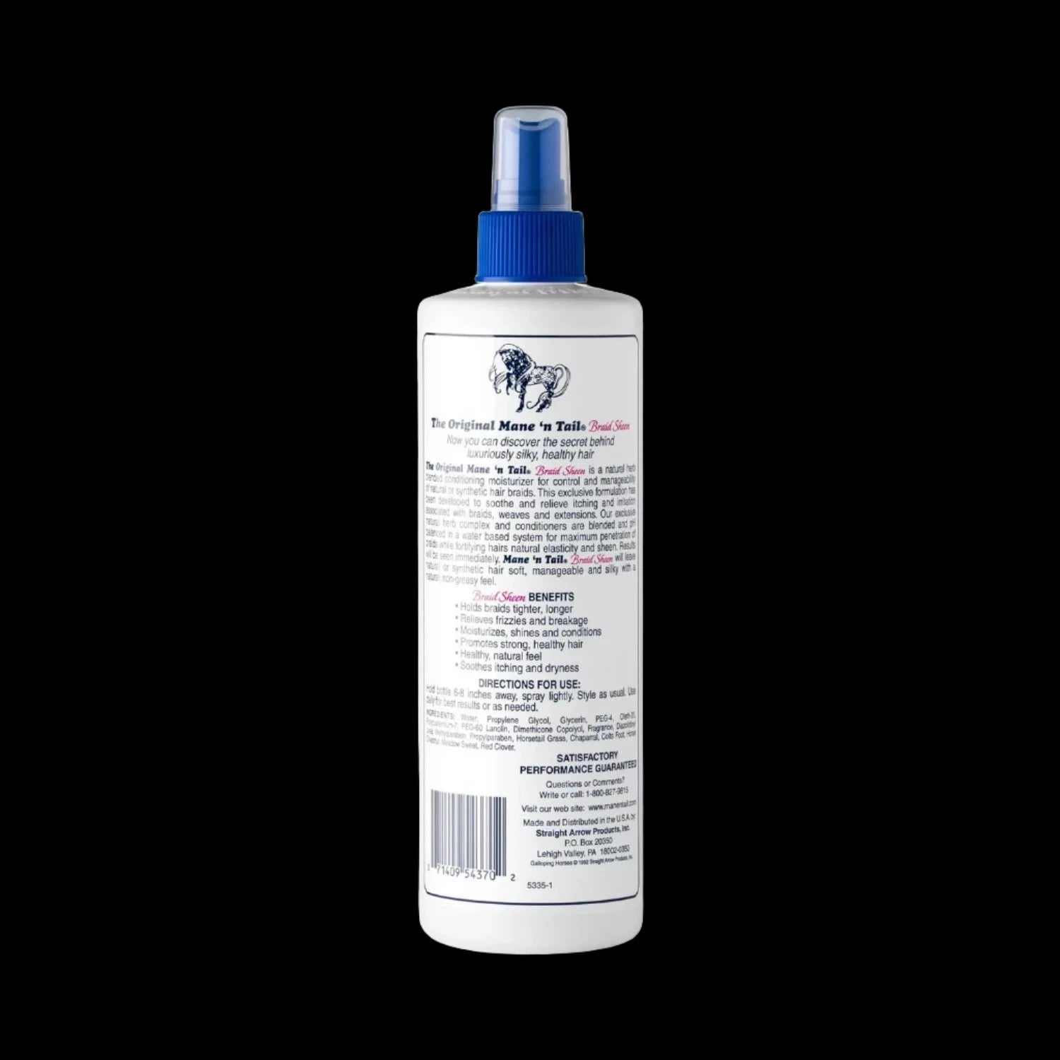 Mane N Tail Braid Sheen Spray 12oz