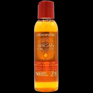 Creme of Nature Argan Oil Heat Protector Smooth & Shine Polisher 4oz