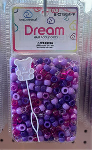 Dream World Kids Beads (Assorted Purple)