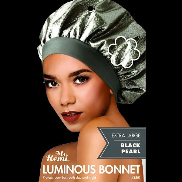 Ms. Remi Luminous Bonnet Extra Large Black Pearl