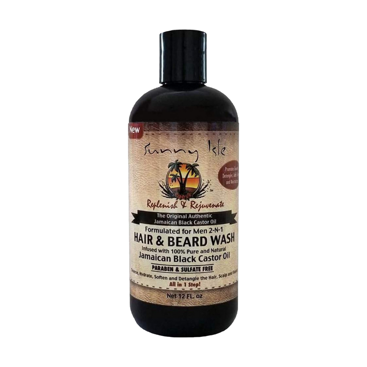 Sunny Isle Jamaican Black Castor Oil Hair & Beard Wash 12oz