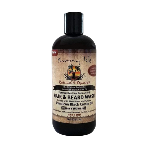 Sunny Isle Jamaican Black Castor Oil Hair & Beard Wash 12oz