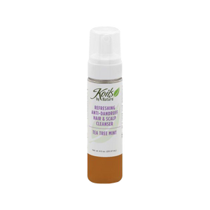 Koils By Nature Refreshing Anti-Dandruff Hair & Scalp Tea Tree Mint Cleanser 8oz