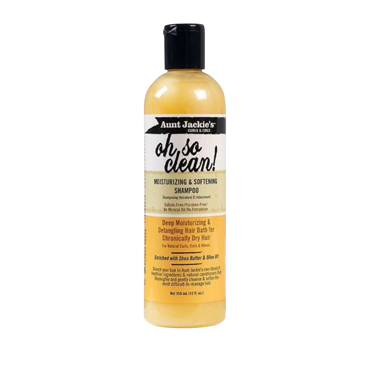 Aunt Jackie's Oh So Clean Moisturizing & Softening Shampoo 12oz