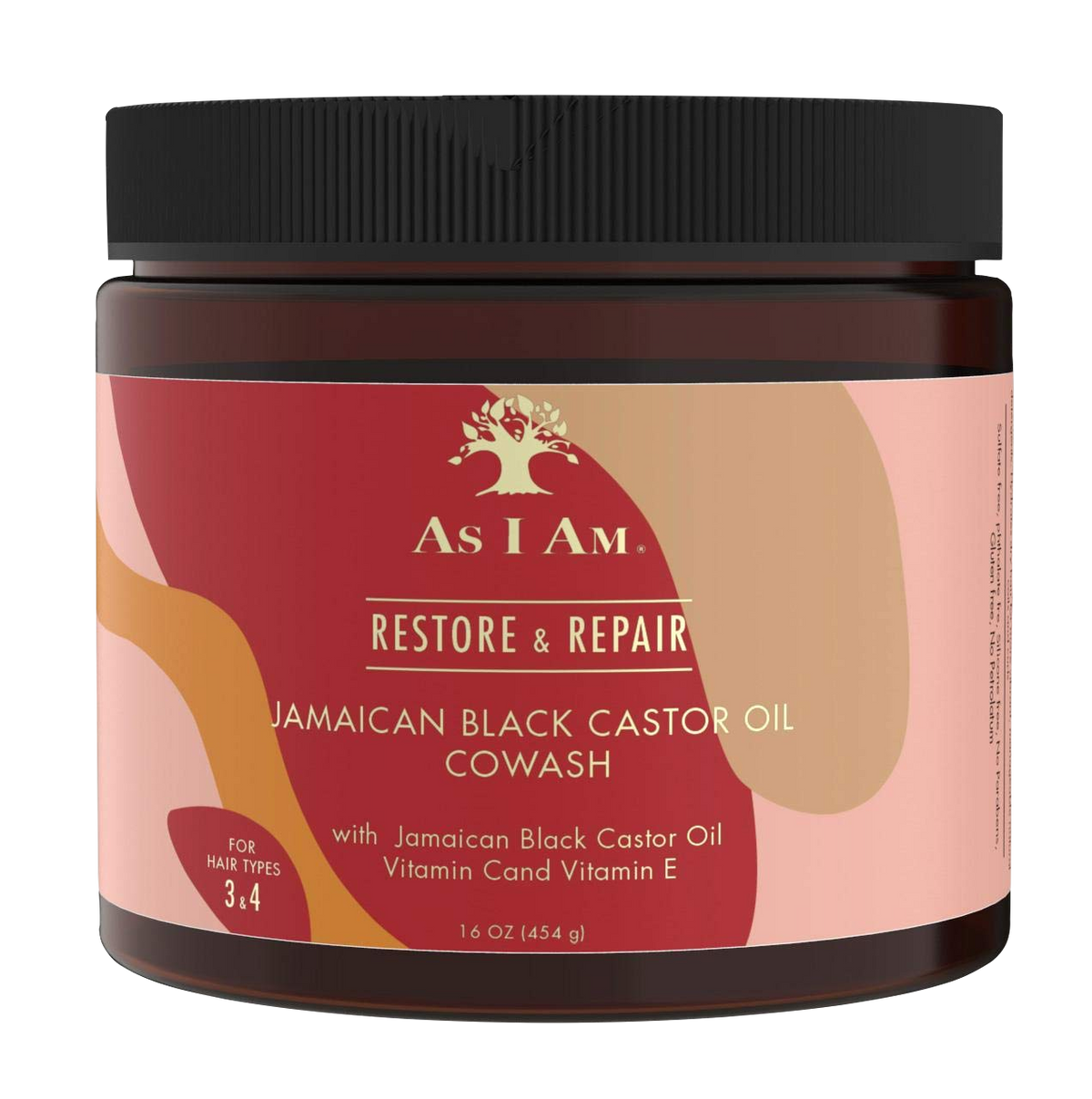 As I Am Restore & Repair Jamaican Black Castor Oil Cowash 16oz