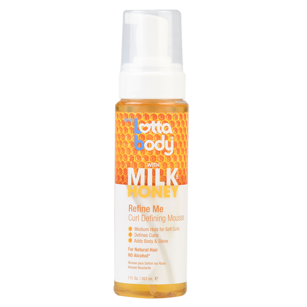 LottaBody w/ Milk Honey Refine Me Curl Defining Mousse 7oz