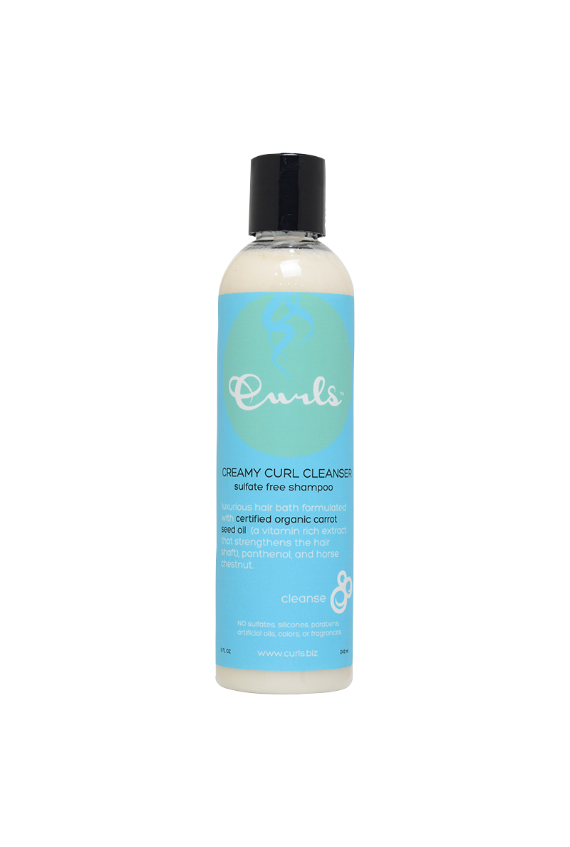 CURLS Creamy Curl Cleanser Sulfate Free Shampoo 8oz