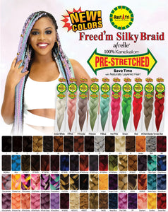 RastAfri Afrelle Freed'm Silky Braid [Pre Stretched]