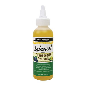 Aunt Jackie’s Natural Growth Oil Blends Balance Grapeseed and Avocado 4oz