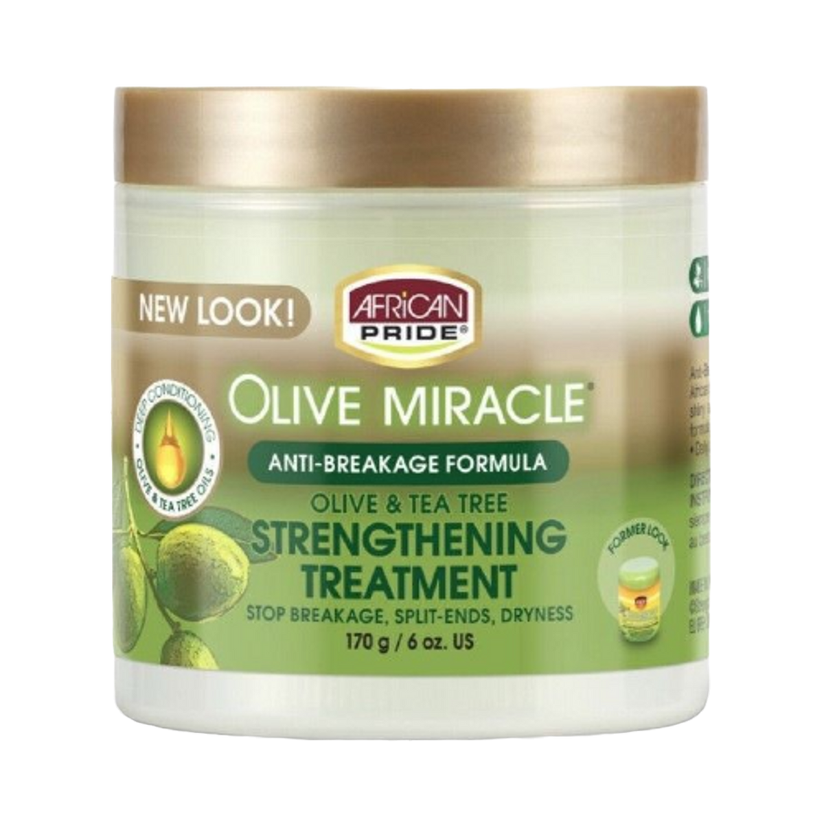 African Pride Olive Miracle Strengthening Treatment [Olive & Tea Tree]