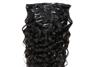Virgin Hair Island Curly Clip-ins (7pcs)