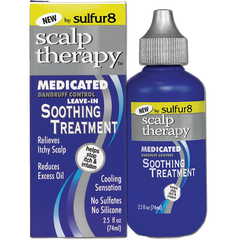 Sulfur8 Scalp Therapy Medicated Danduff Control Leave-In Soothing Treatment 2.5 oz