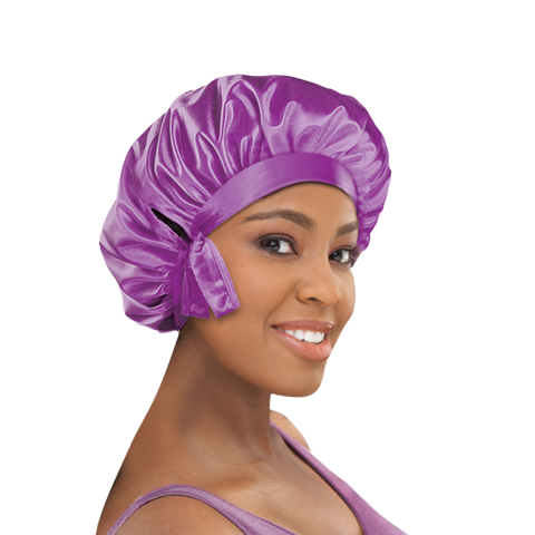 Stay On Satin Tie Bonnet