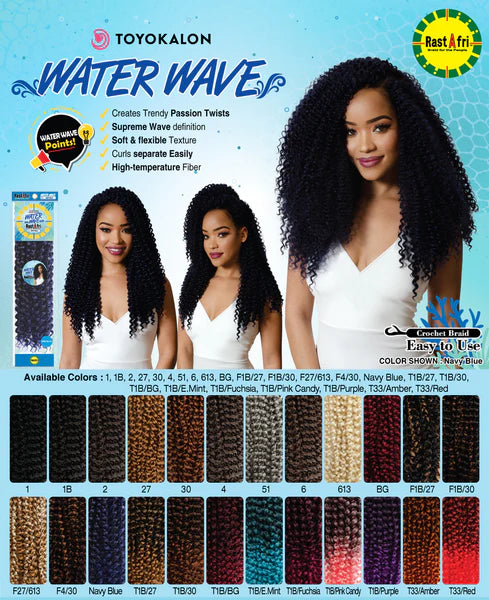 Rastafri Water Wave Curl 16"