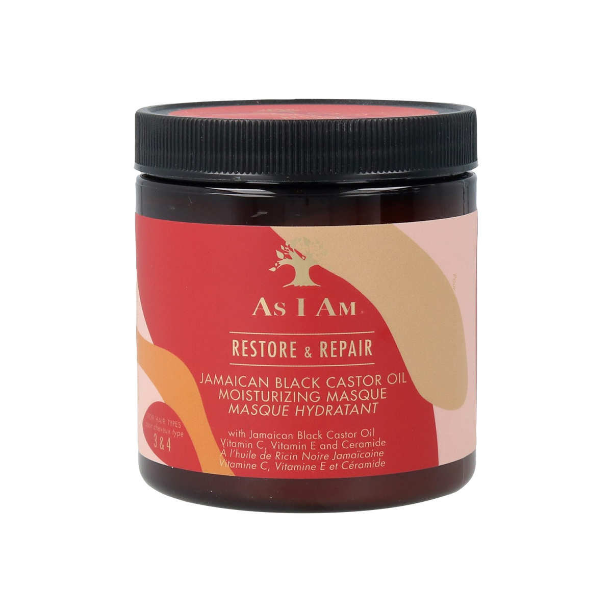 As I Am Restore & Repair Jamaican Black Castor Oil Moisturizing Masque 8oz