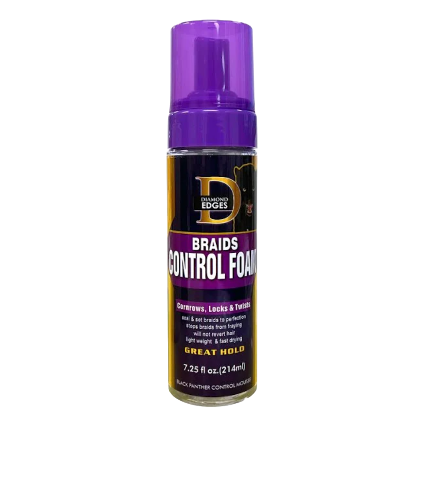 Diamond Edges Braids Control Foam 7.25oz