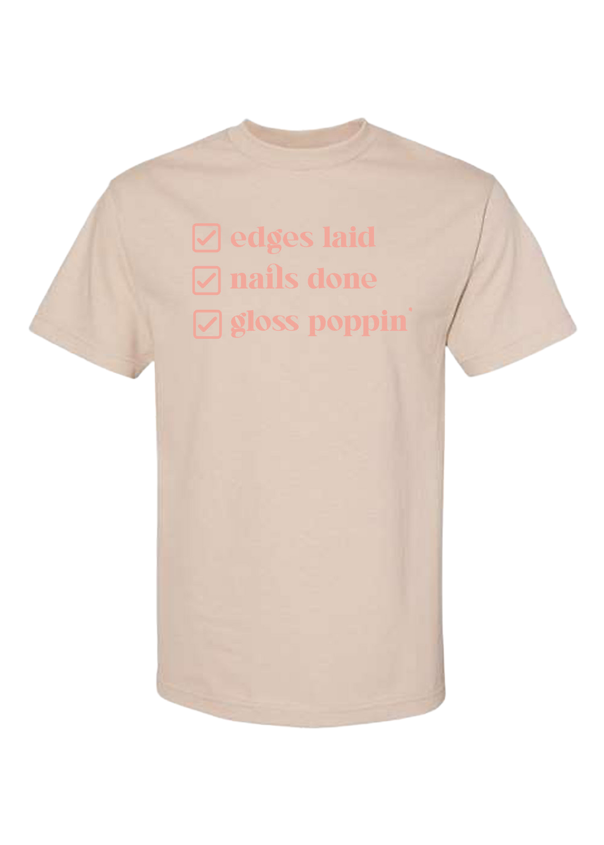 Baddie Checklist Tee