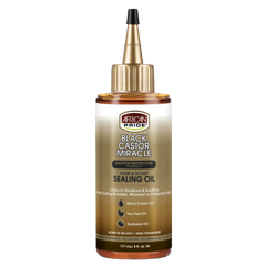 African Pride Black Castor Miracle Hair and Scalp Sealing Oil  6oz