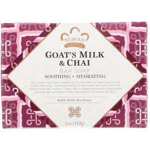 Nubian Goat Milk & Chai Bar Soap