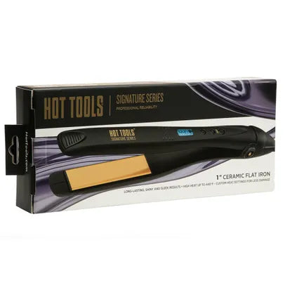 Hot Tools 1" Ceramic Digital Salon Flat Iron