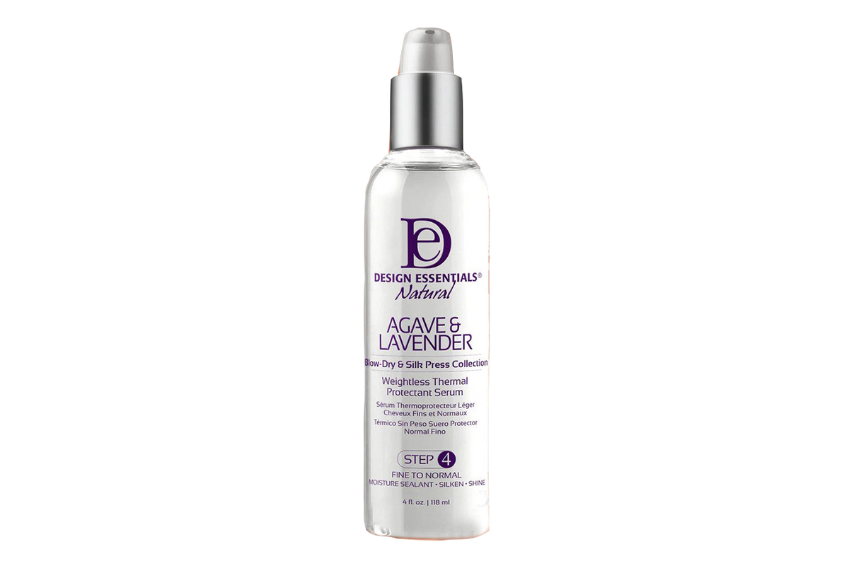 Design Essentials Agave & Lavender Natural Weightless Heat Protectant Serum 4oz