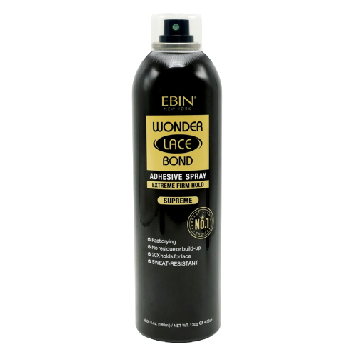 Ebin Wonder Lace Bond Adhesive Spray - Extreme Firm Hold - Supreme